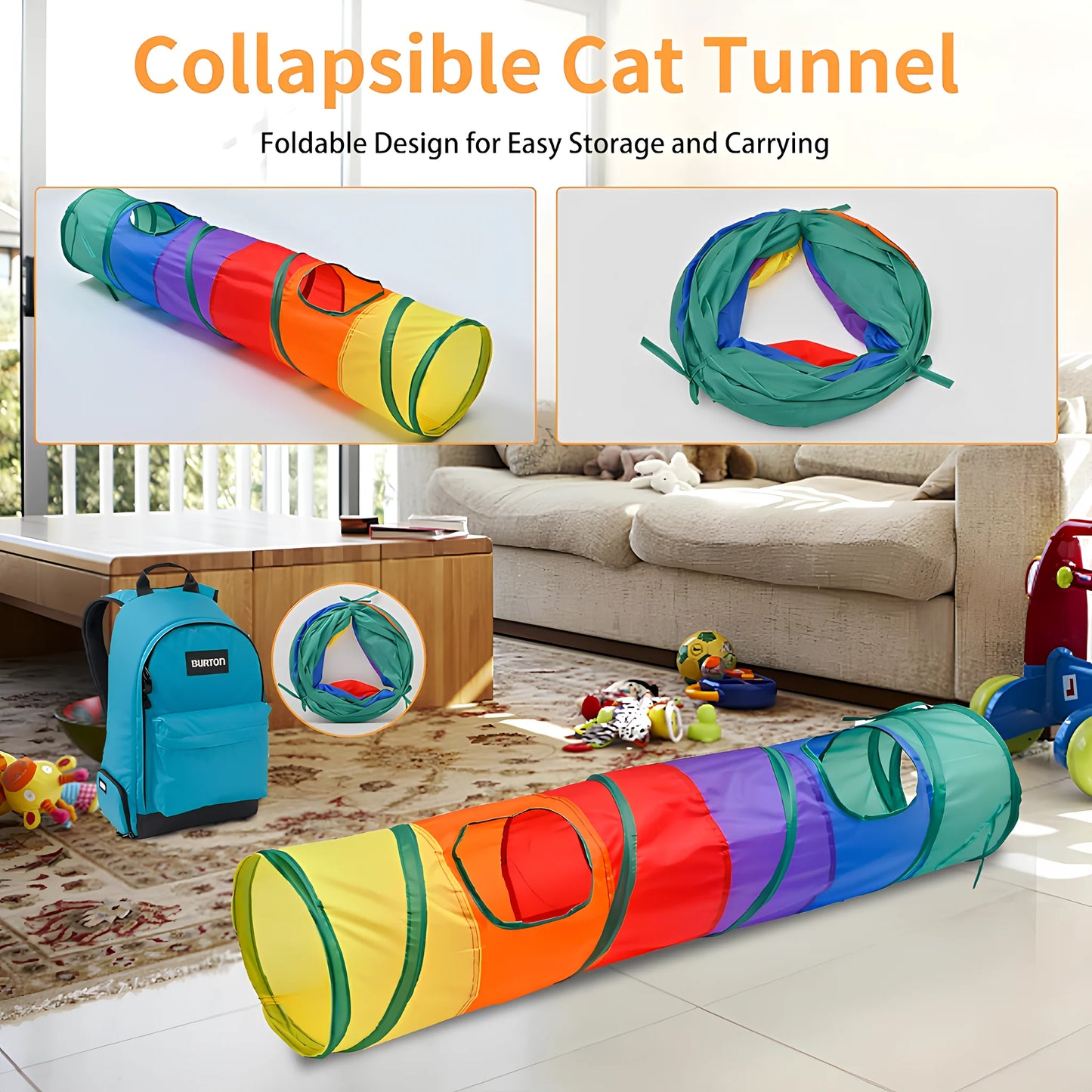 Cat Tunnel Toy